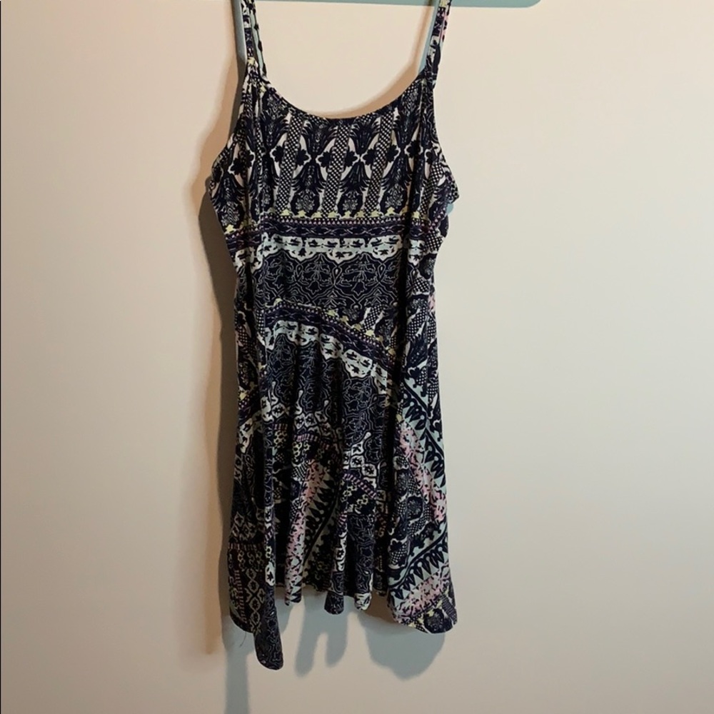 Multicolor pattern dress